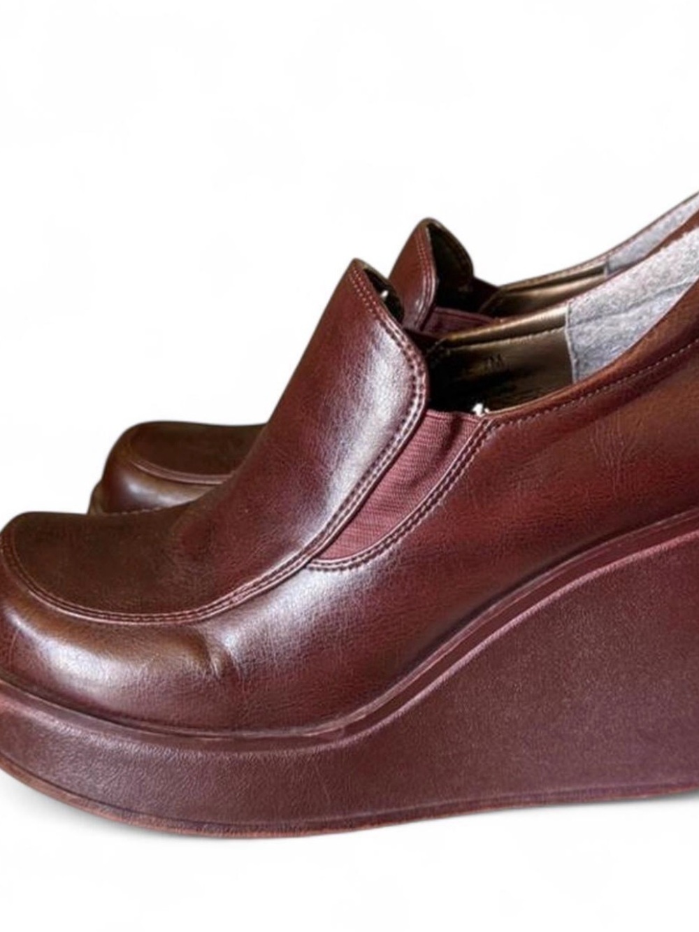 90s Brown BONGO Platform Loafers - Picture 6 of 7
